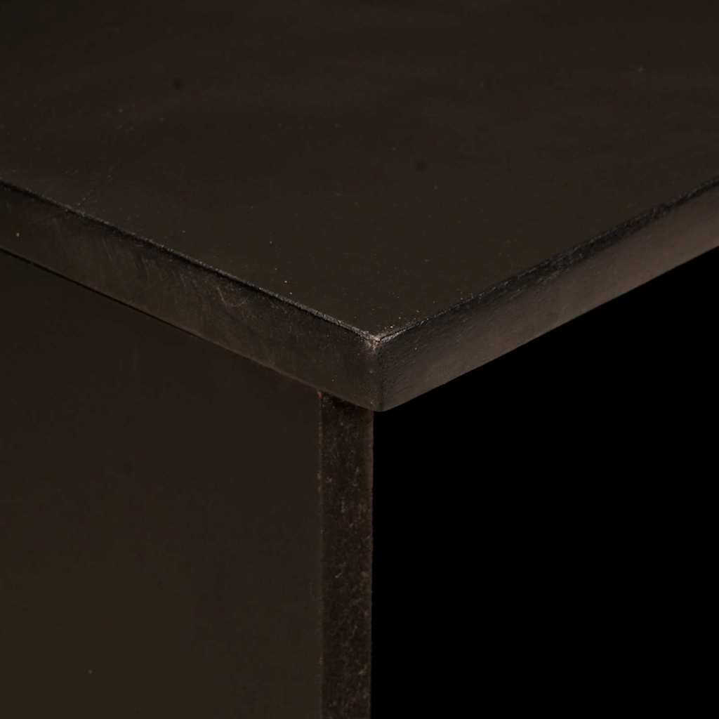 TV-skap med skuff Svart og Gull 100 x 33 x 46 cm Konstruert tre