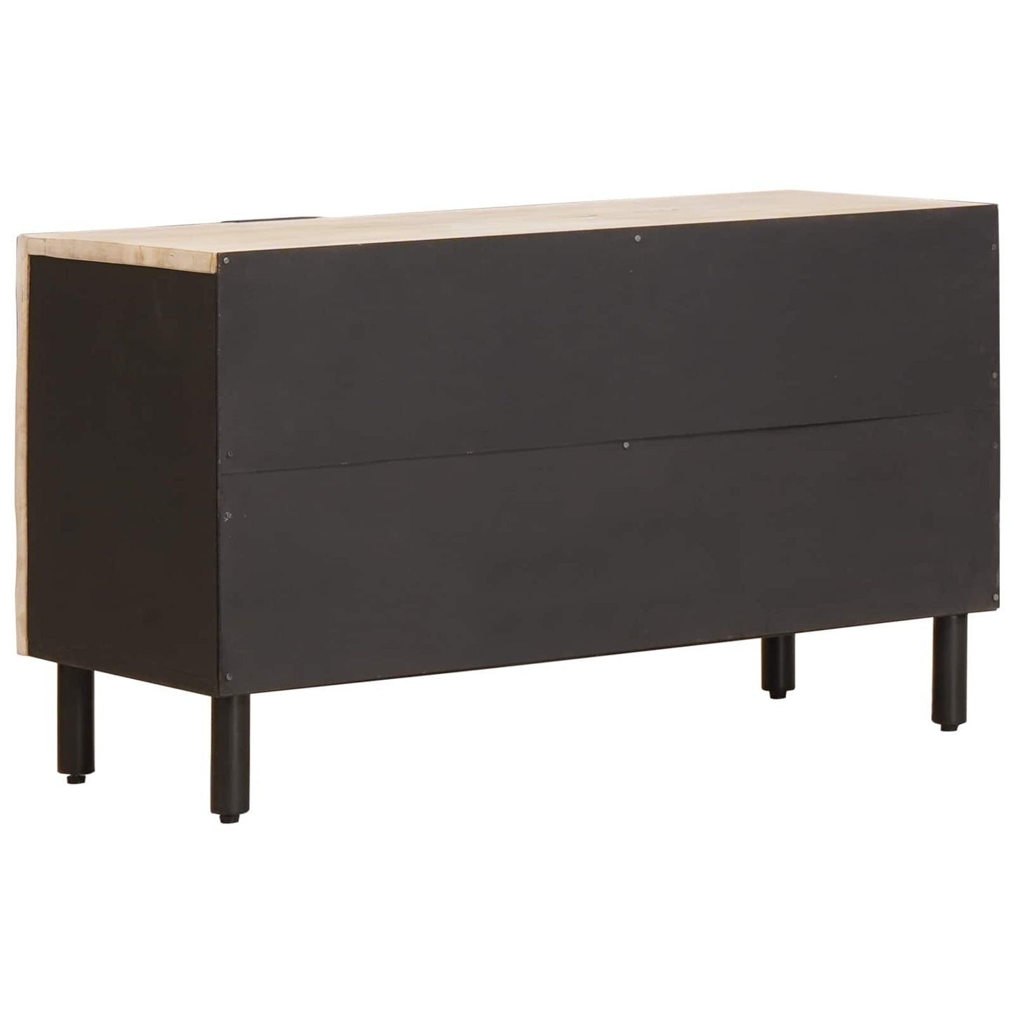 TV-skap Hvit Vask Finish 80 x 33 x 46 cm Massiv mango tre