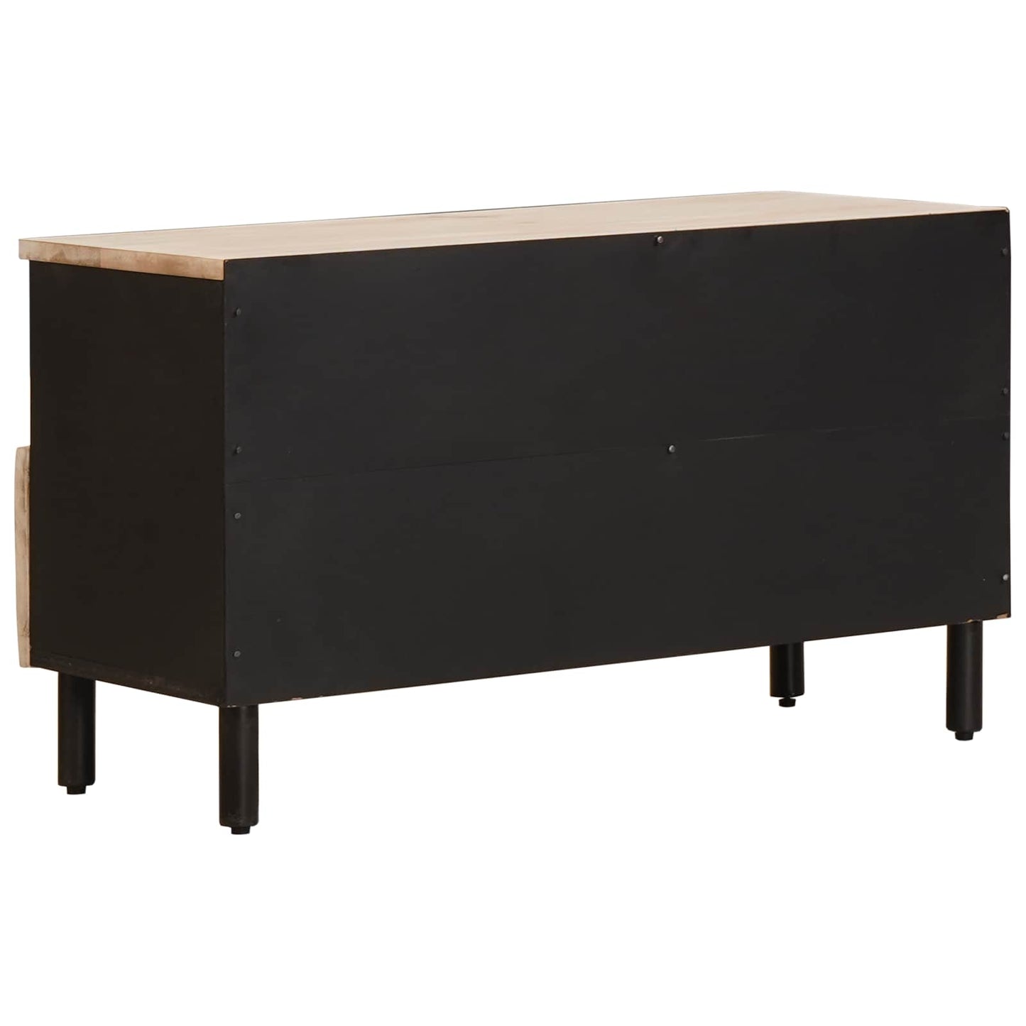 TV-skap Hvit Vask Finish 80 x 33 x 46 cm Massiv mango tre