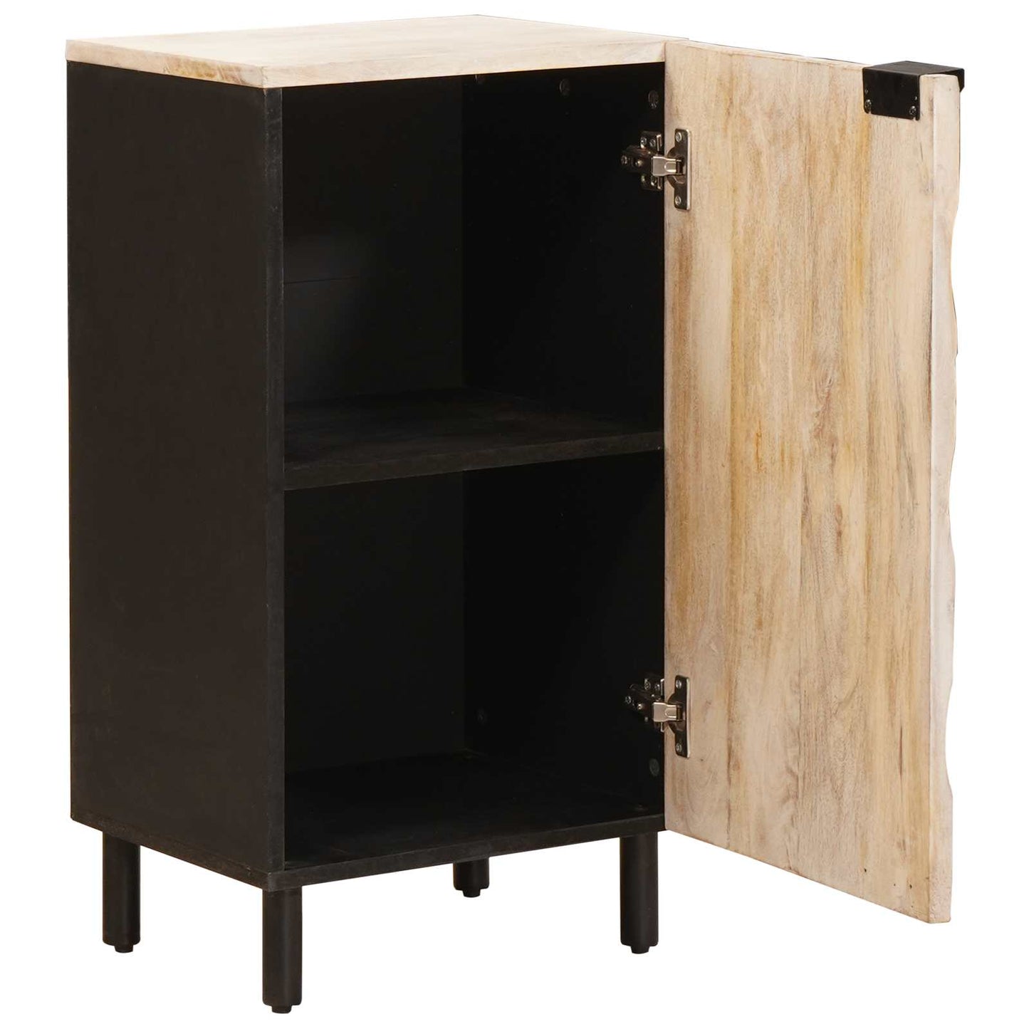 Serviesskap Hvit Vask Finish 40 x 33 x 75 cm Massiv mango tre