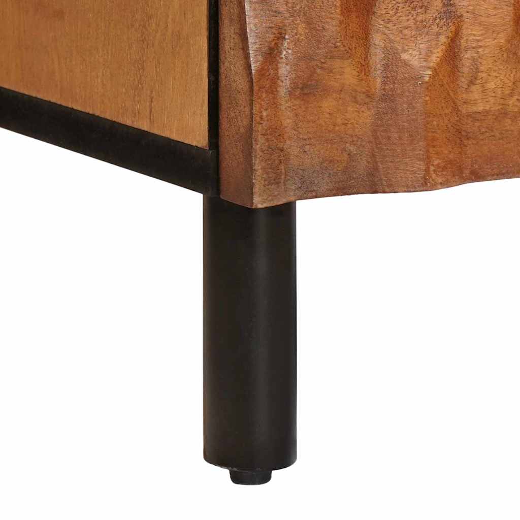 Nattbordskap med skuff Brun 40 x 33 x 46 cm Massiv mango tre