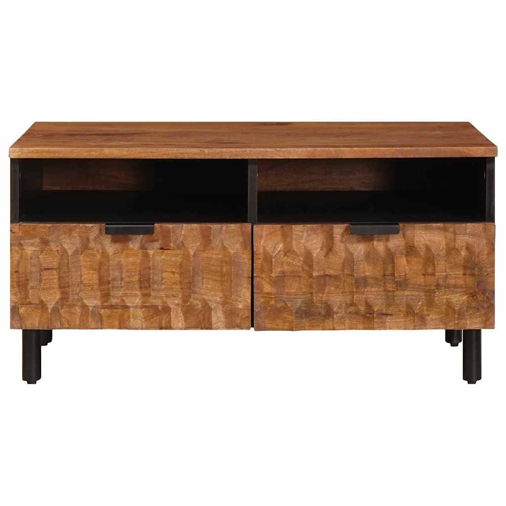 Kaffebord med skuff Brun 80 x 54 x 40 cm Massiv mango tre