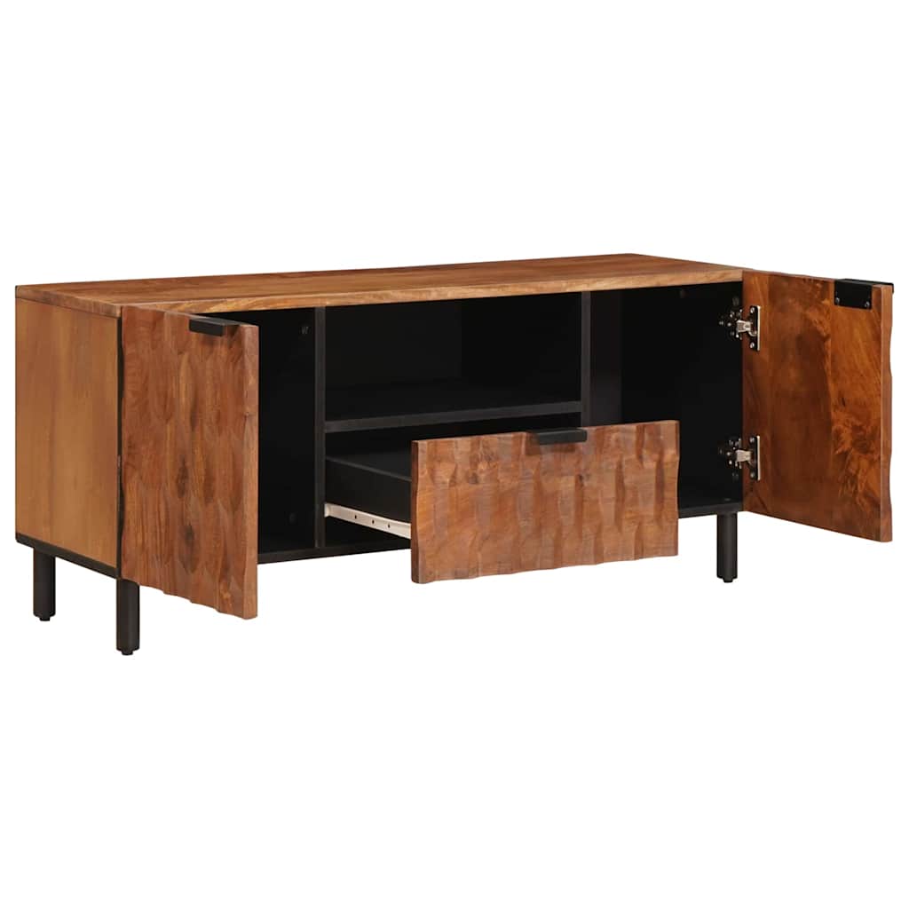 TV-skap Acacia Brun Finish 105 x 33 x 46 cm Massiv mango tre