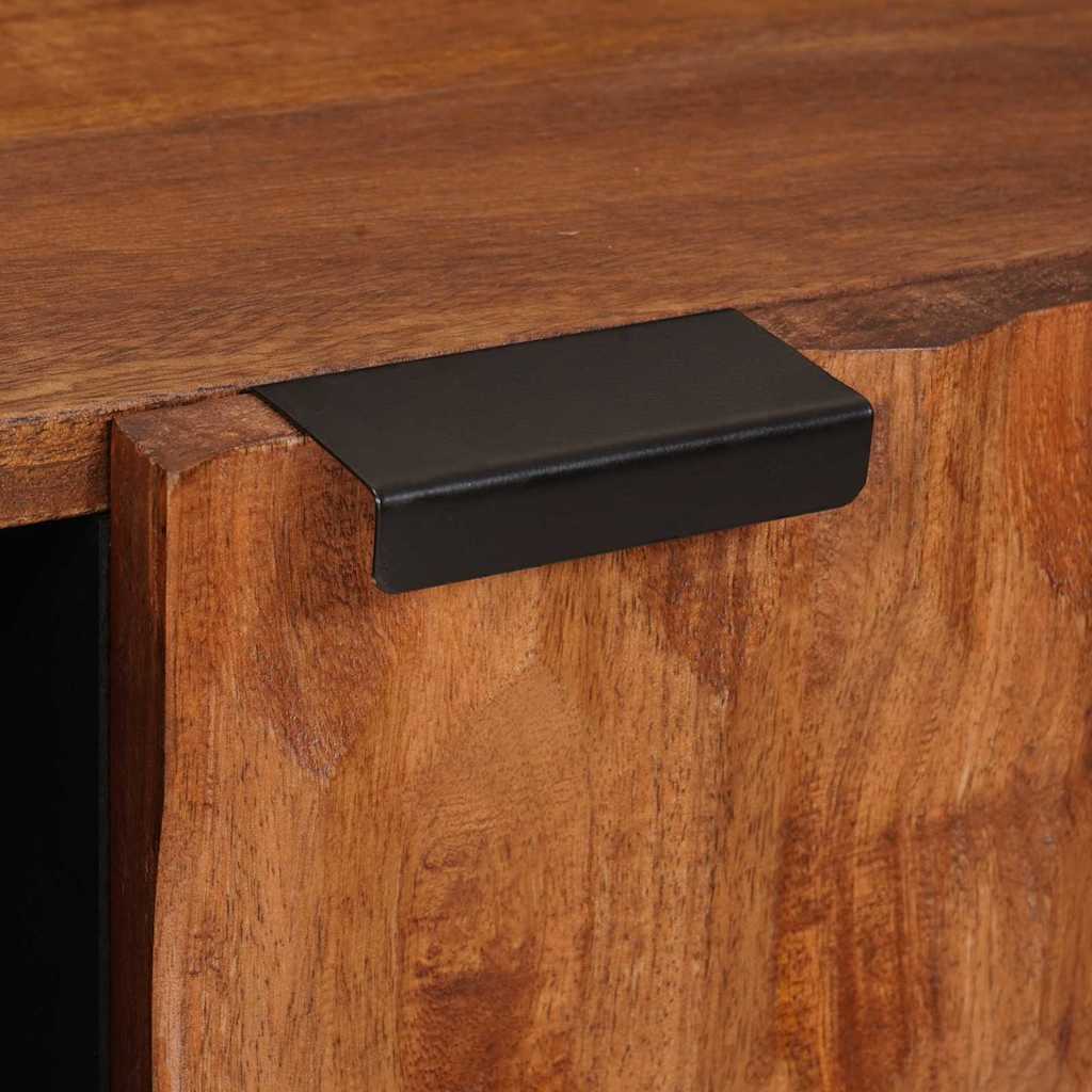 TV-skap Acacia Brun Finish 80 x 33 x 46 cm Massiv mango tre