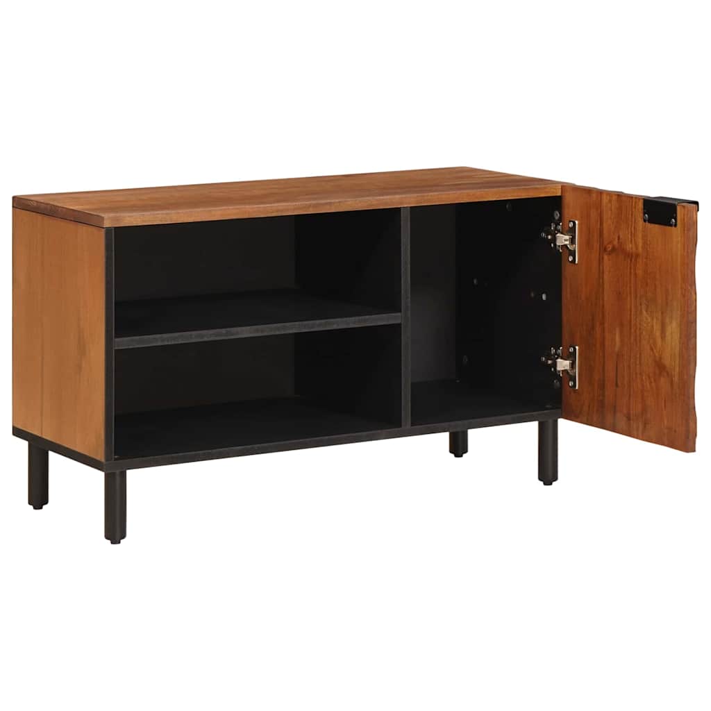 TV-skap Acacia Brun Finish 80 x 33 x 46 cm Massiv mango tre