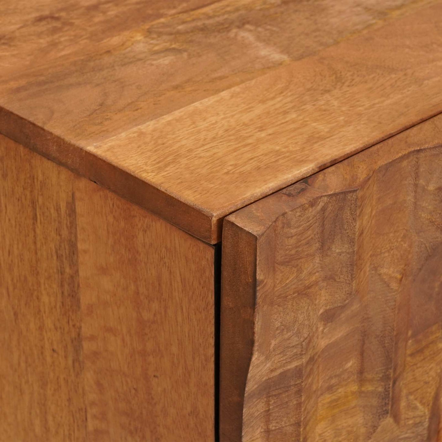 Serviesskap Acacia Brun Finish 40 x 33 x 75 cm Massiv mango tre