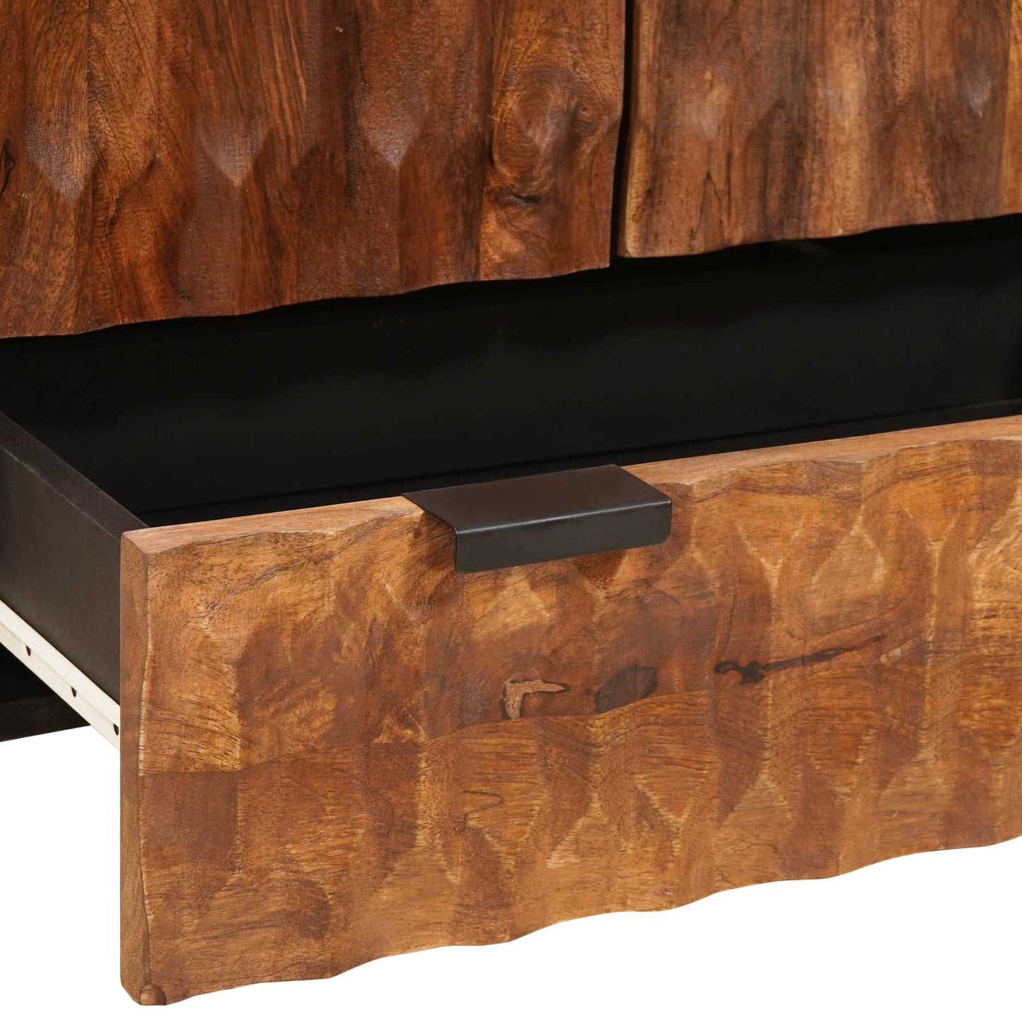 Høyskap Acacia Brun Finish 60 x 33 x 100 cm Massiv mango tre
