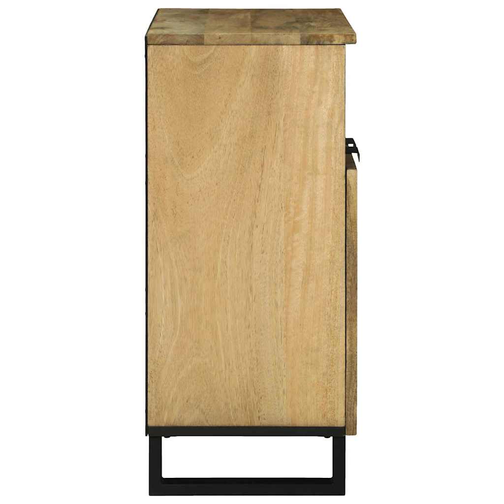 Skap med skuff Brun 60 x 33 x 75 cm heltre mango