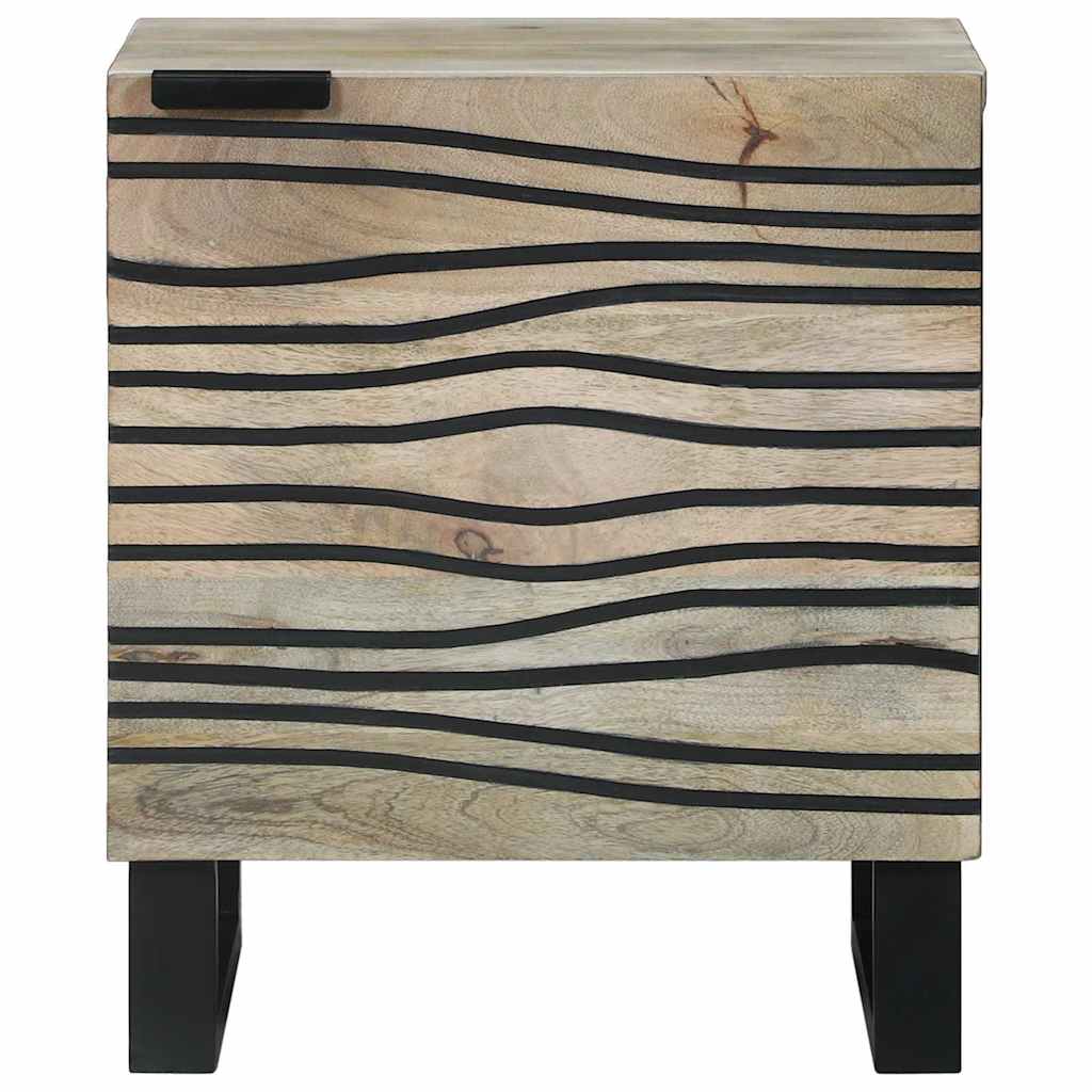 Nattbordskap Hvit 40 x 33 x 46 cm Konstruert tre