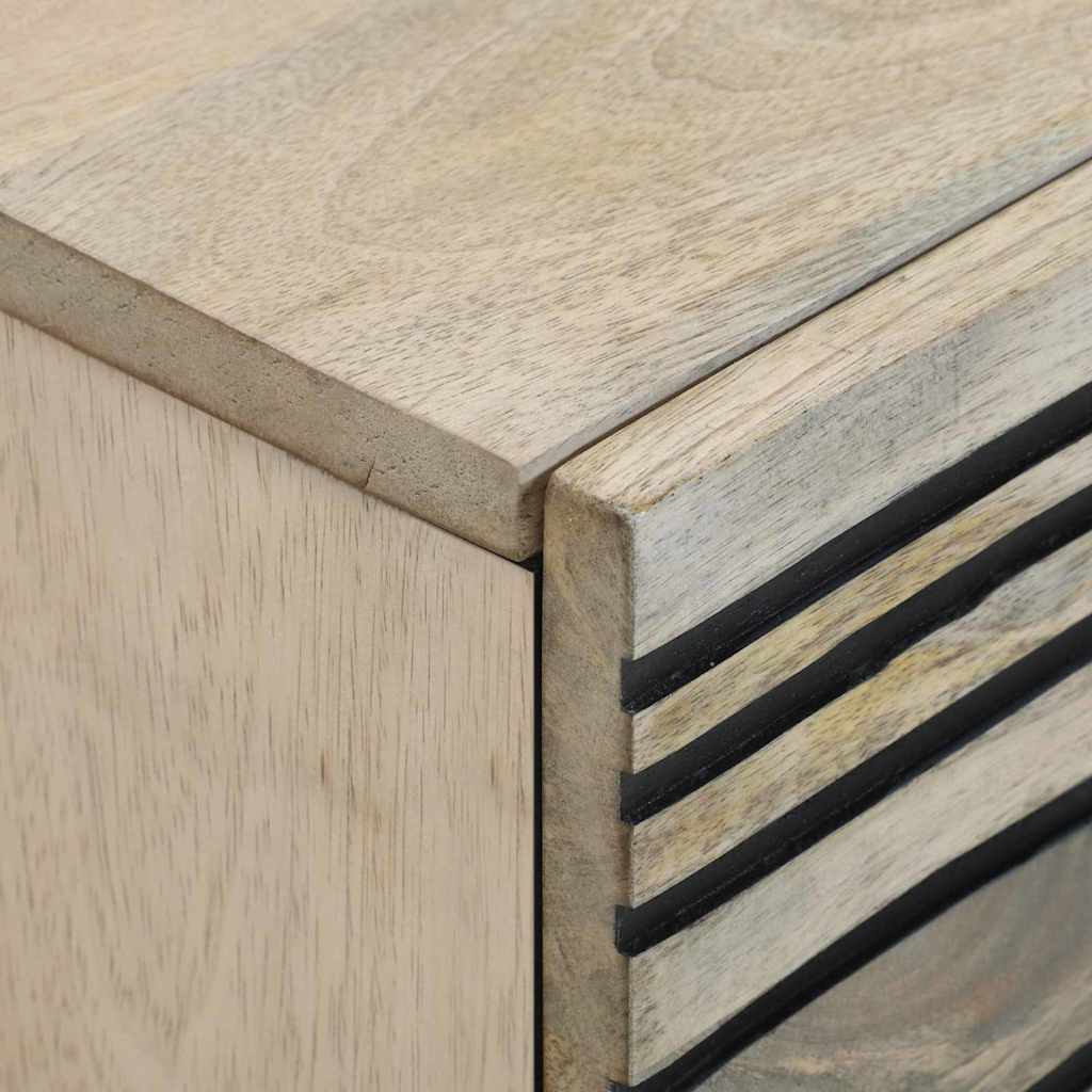 Nattbordskap Hvit 40 x 33 x 46 cm Konstruert tre