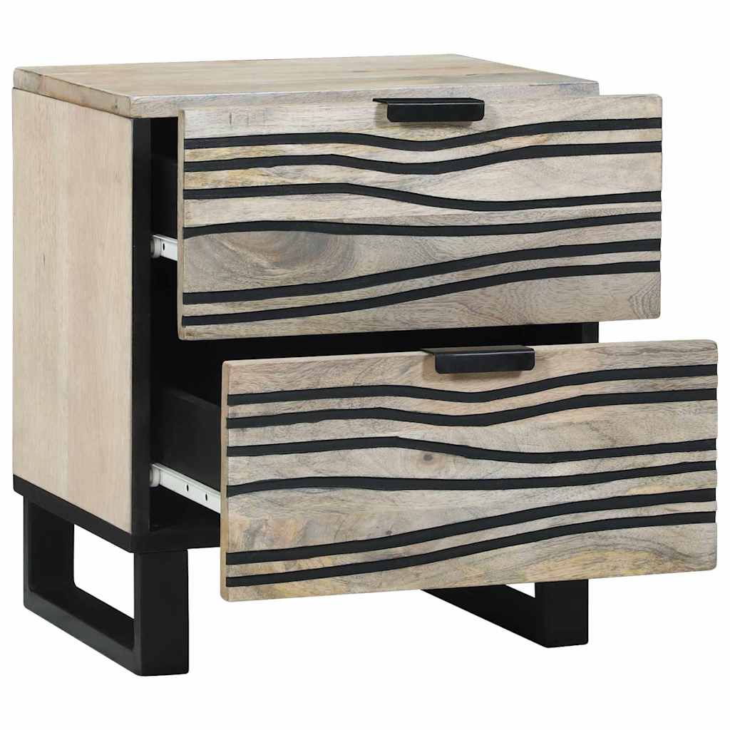 Nattbordskap Hvit 40 x 33 x 46 cm Konstruert tre