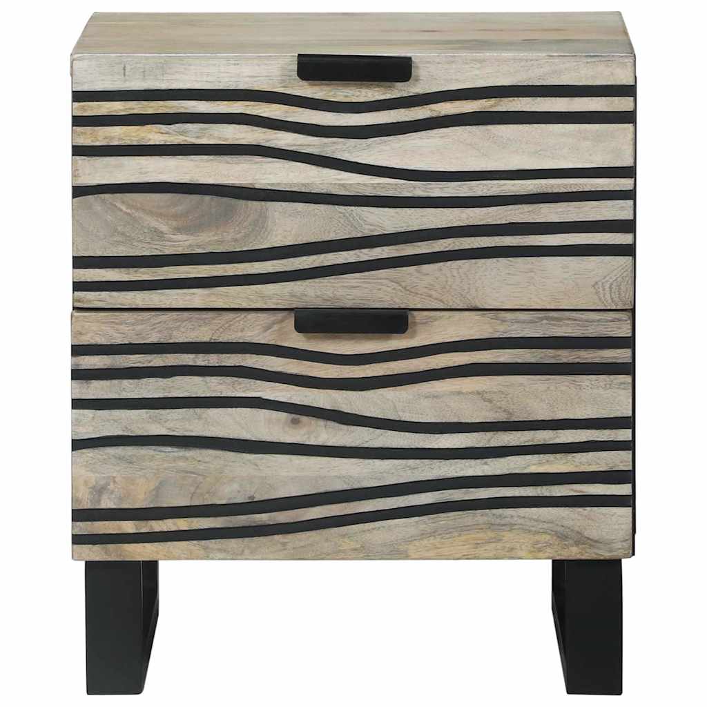 Nattbordskap Hvit 40 x 33 x 46 cm Konstruert tre