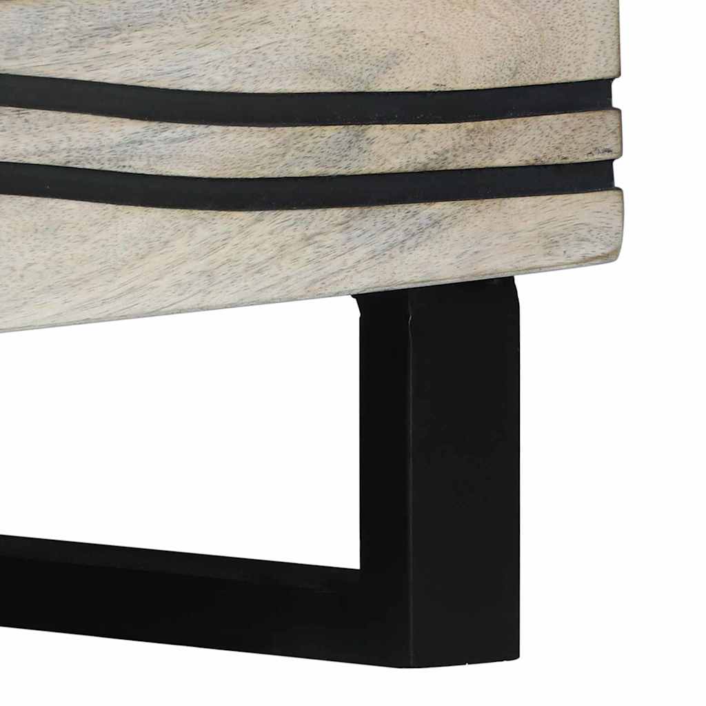 Kaffebord Hvit 80 x 50 x 40 cm Konstruert tre