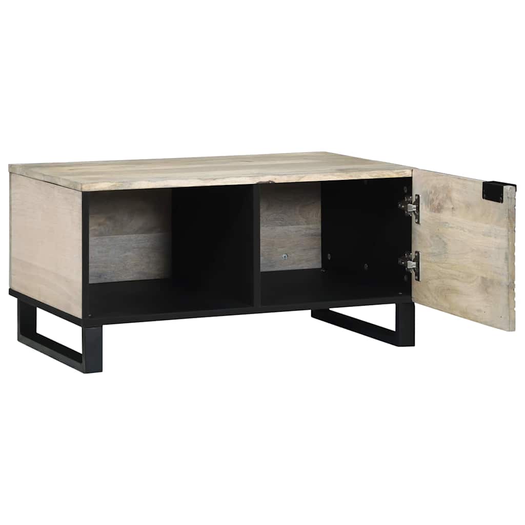 Kaffebord Hvit 80 x 50 x 40 cm Konstruert tre