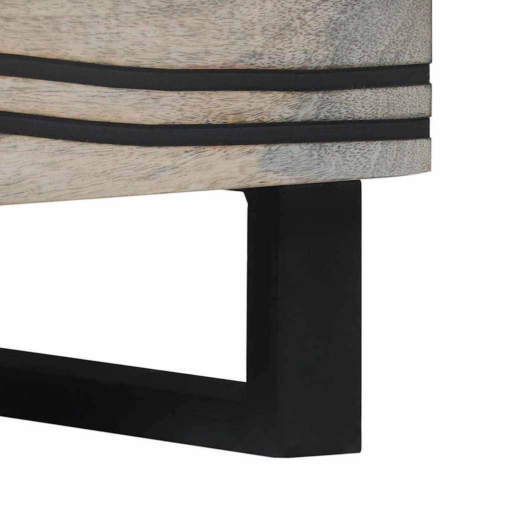Kaffebord Hvit 80 x 50 x 40 cm Konstruert tre