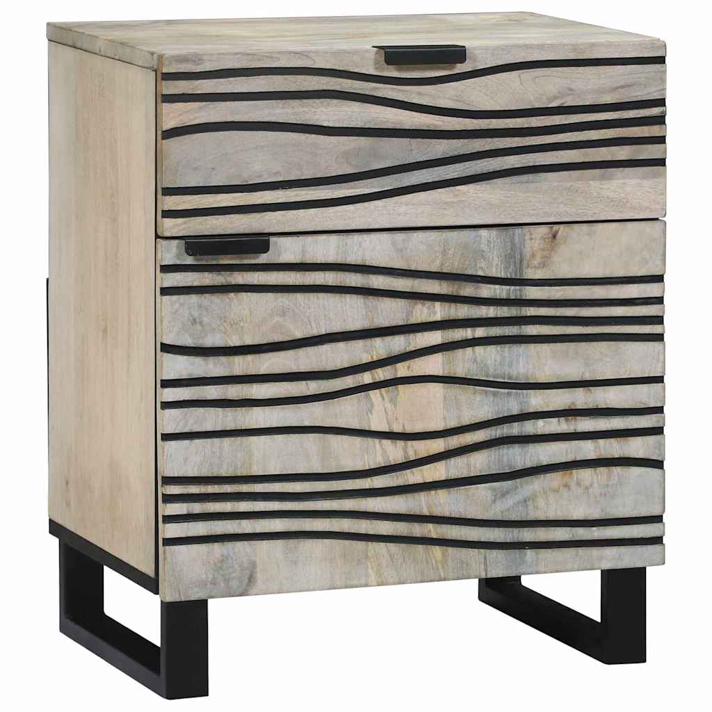Nattbordskap Hvit 50 x 33 x 60 cm Konstruert tre