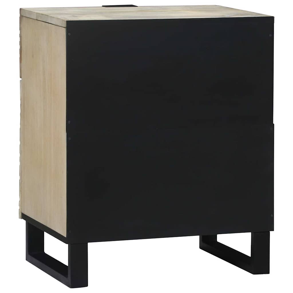 Nattbordskap Hvit 50 x 33 x 60 cm Konstruert tre