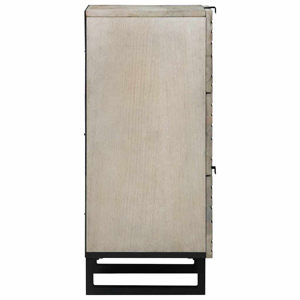 Medieoppbevaringsskap og -hyller Hvit og svart 40 x 33 x 75 cm