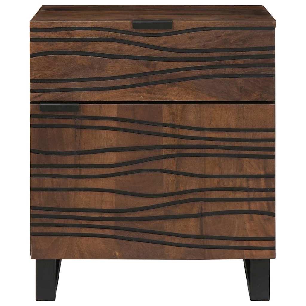 Nattbordskap Valnøtt 50 x 33 x 60 cm Konstruert tre