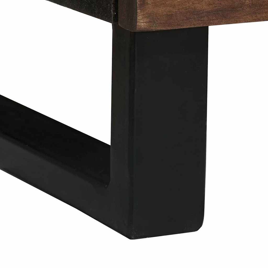 Sidebord med skuff Brun 40 x 33 x 75 cm heltre mango