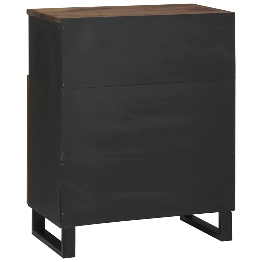 Skap med skuff Brun 60 x 33 x 75 cm heltre mango