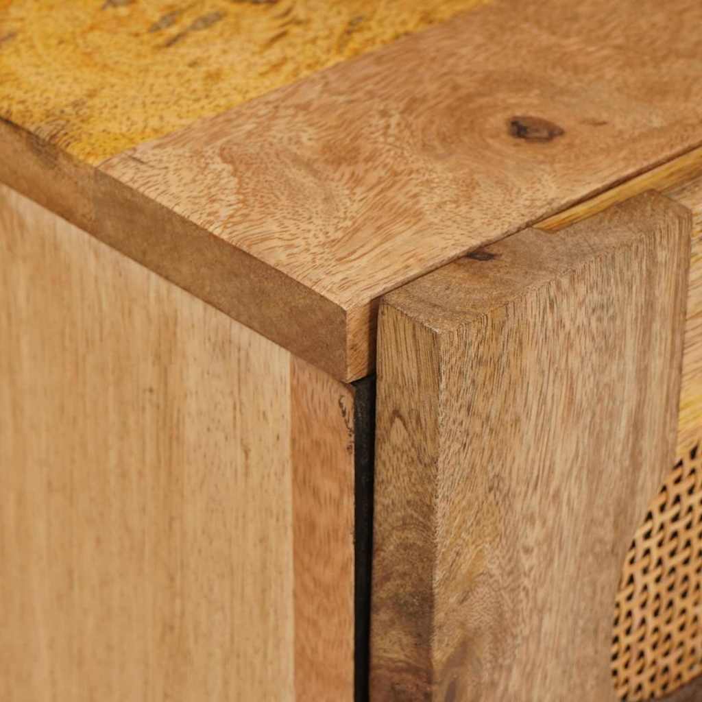 Nattbordskap Naturlig 40 x 33 x 46 cm Massiv mango tre