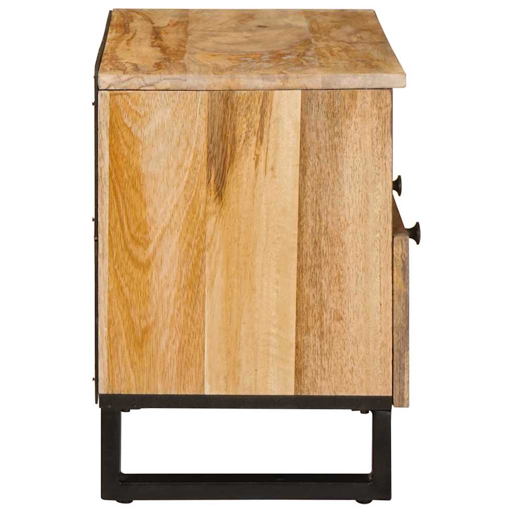 TV-skap med skuff Brun 70 x 33 x 46 cm Massiv mango tre