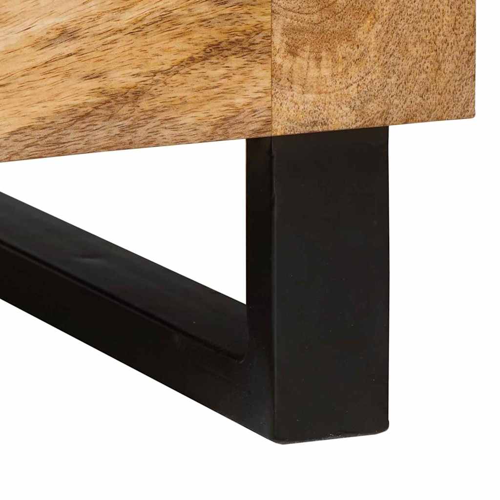 Kaffebord Naturlig 80 x 50 x 40 cm Massiv mango tre