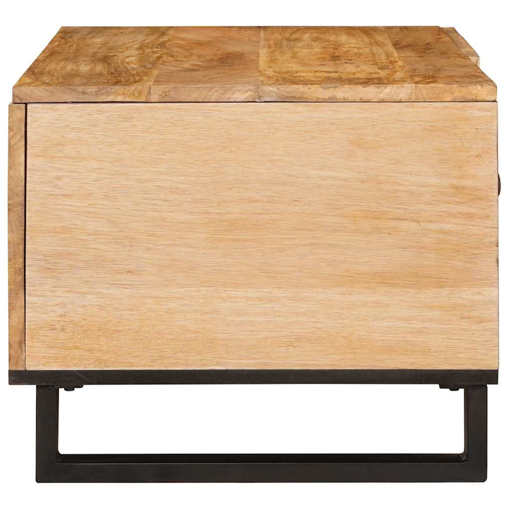 Kaffebord Naturlig 80 x 50 x 40 cm Massiv mango tre