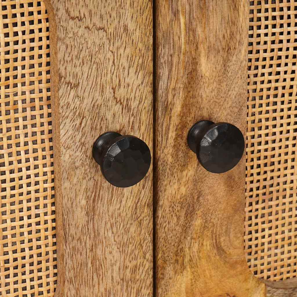 Kaffebord Naturlig 80 x 50 x 40 cm Massiv mango tre