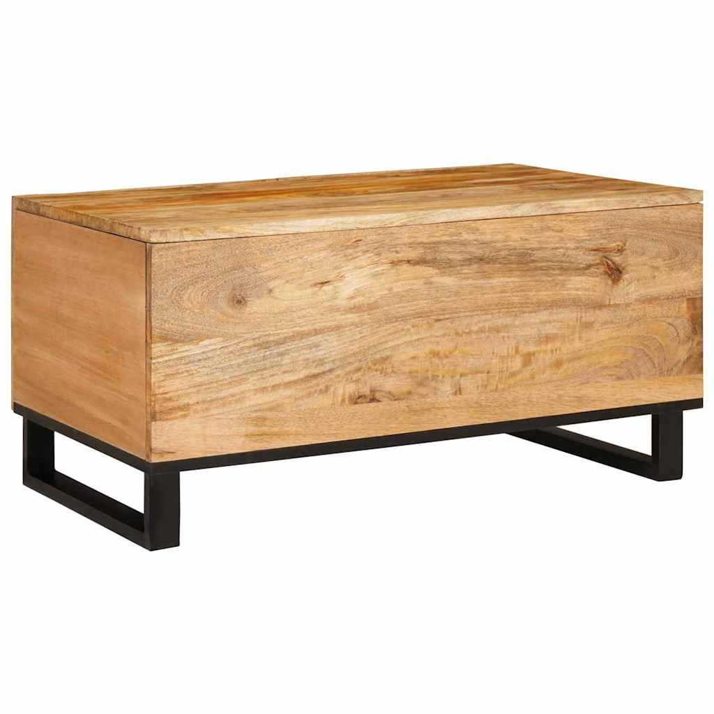 Kaffebord Naturlig 80 x 50 x 40 cm Massiv mango tre