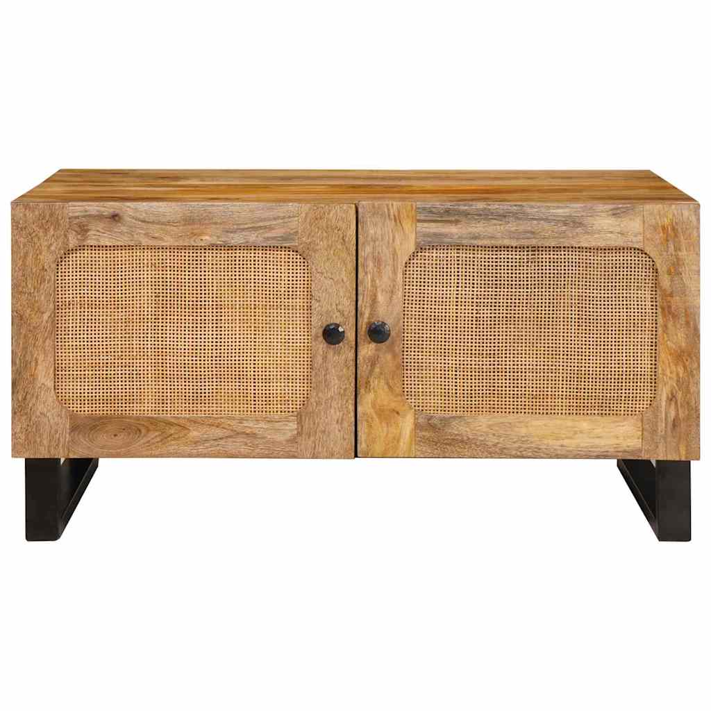 Kaffebord Naturlig 80 x 50 x 40 cm Massiv mango tre