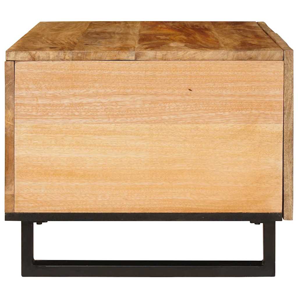 Kaffebord Naturlig 80 x 50 x 40 cm Massiv mango tre