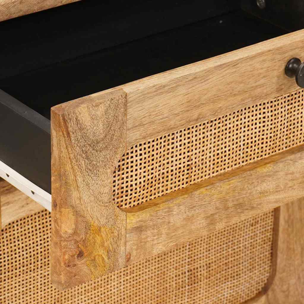 Nattbordskap Naturlig 50 x 33 x 60 cm Massiv mango tre