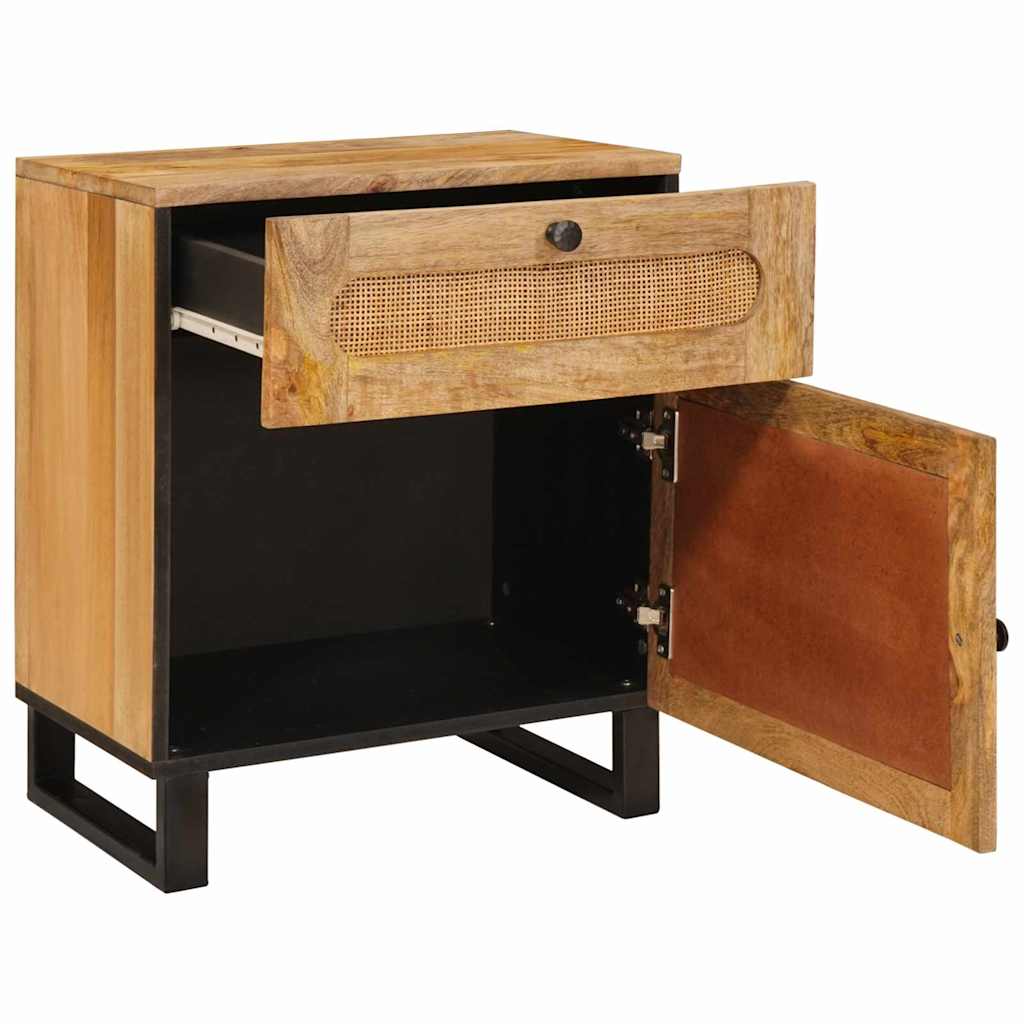 Nattbordskap Naturlig 50 x 33 x 60 cm Massiv mango tre