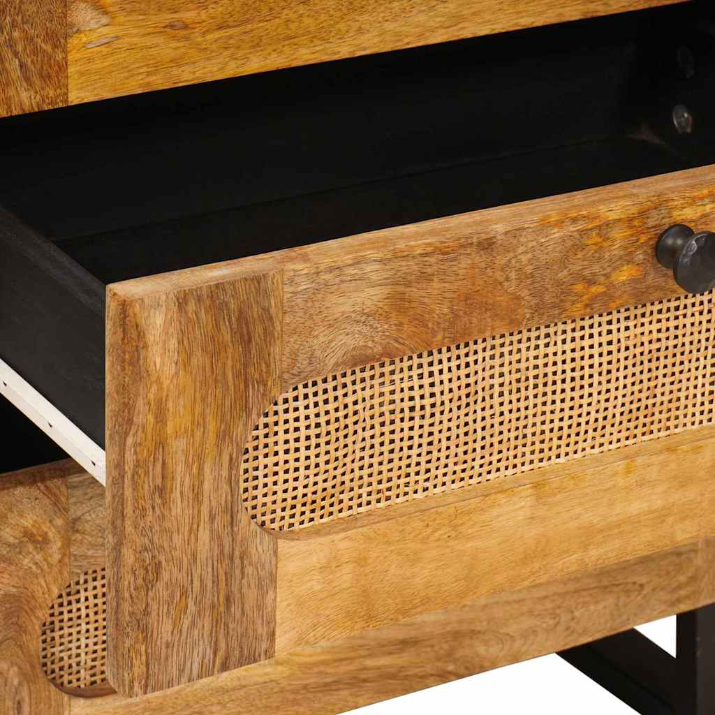 Nattbordskap Naturlig 50 x 33 x 62 cm Massiv mango tre