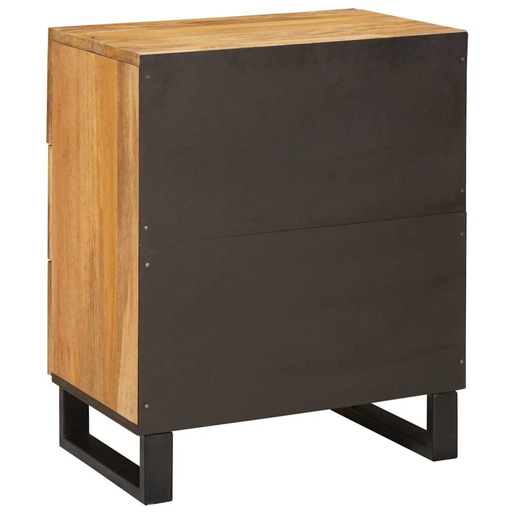 Nattbordskap Naturlig 50 x 33 x 62 cm Massiv mango tre