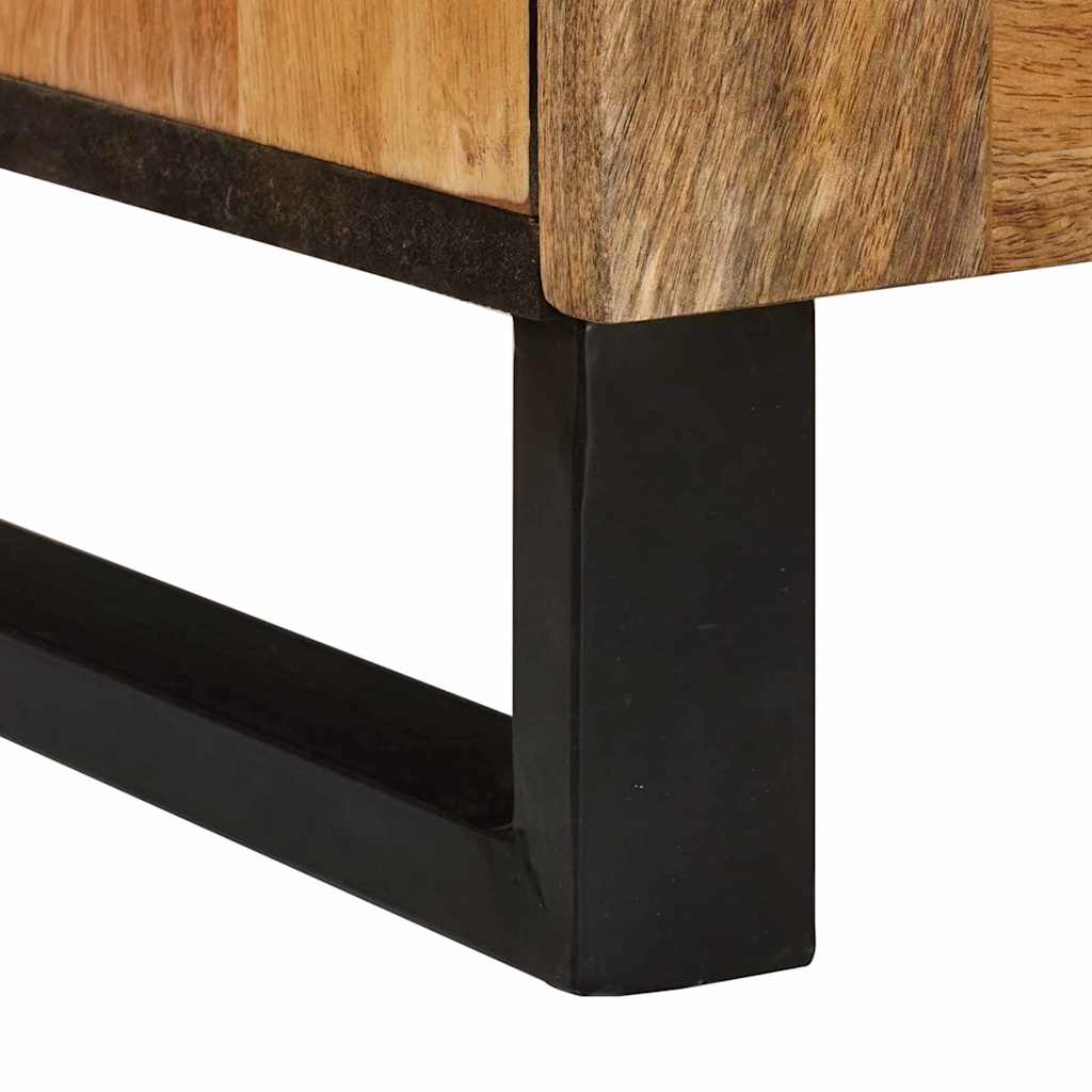 TV-skap med skuff Brun 105 x 33 x 46 cm Massiv mango tre