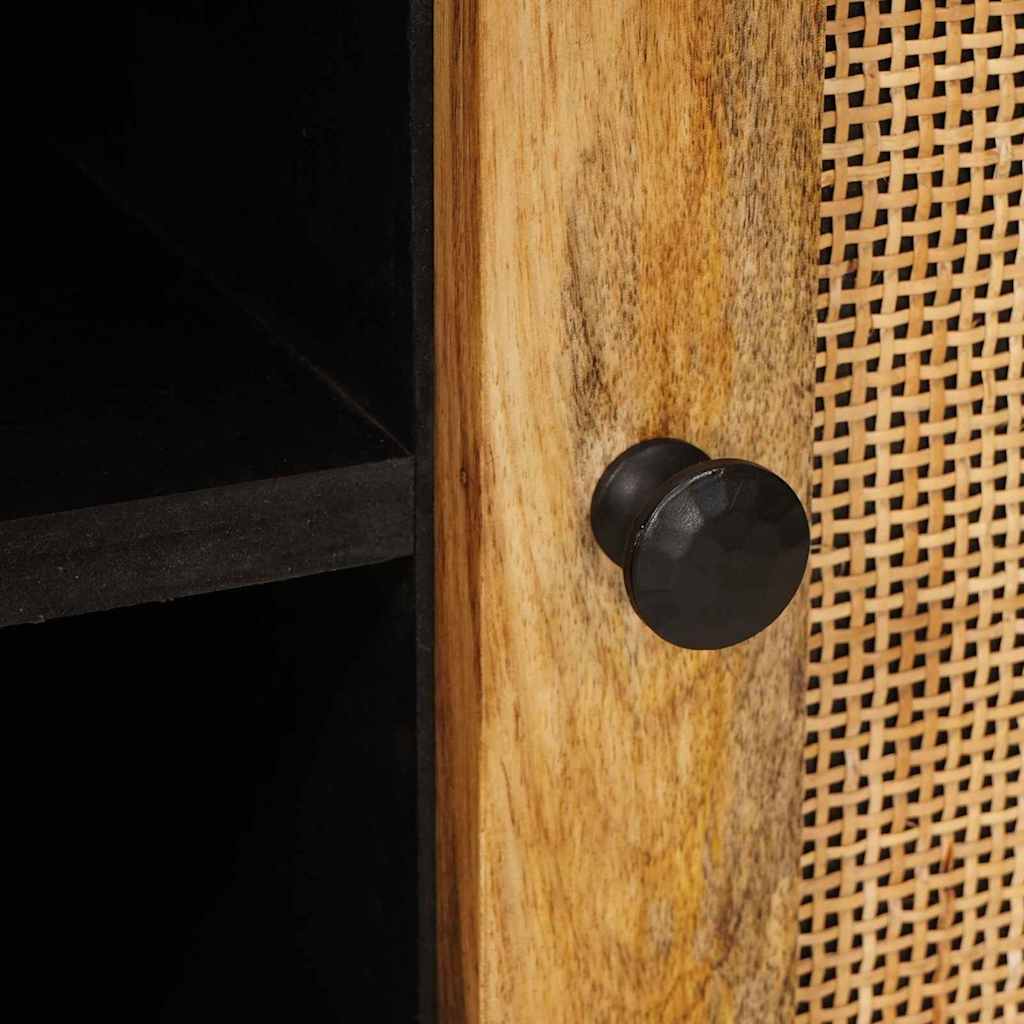 TV-skap med lagring Brun 80 x 33 x 46 cm Massiv mango tre
