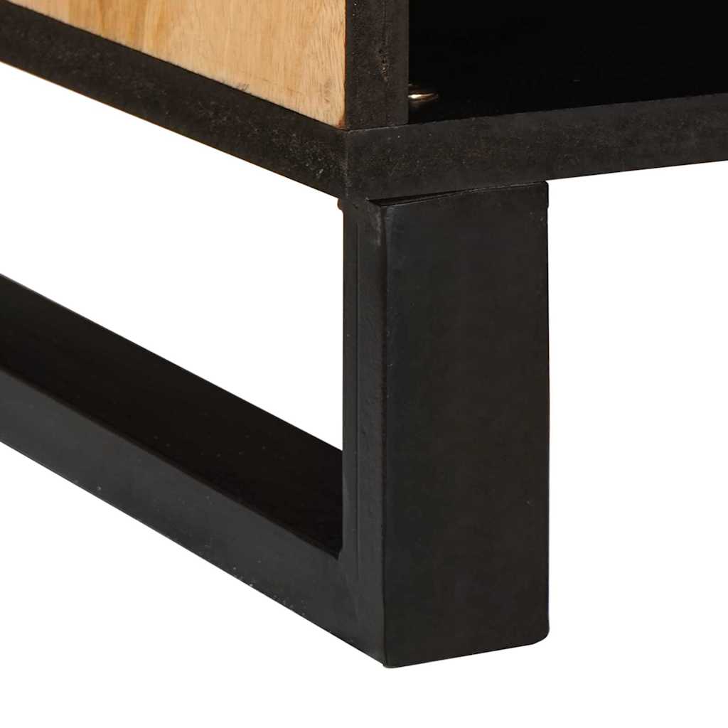 TV-skap med lagring Brun 80 x 33 x 46 cm Massiv mango tre