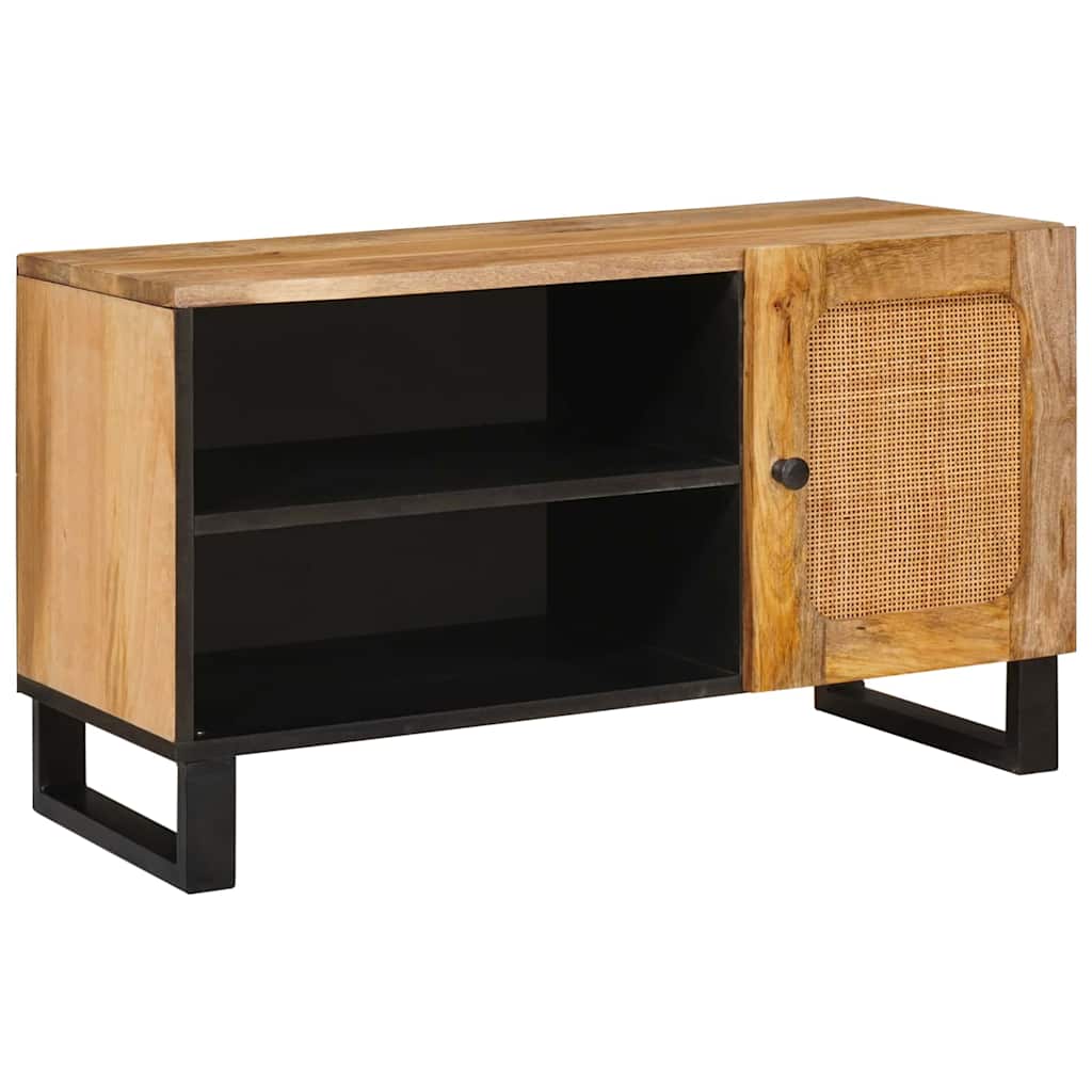 TV-skap med lagring Brun 80 x 33 x 46 cm Massiv mango tre