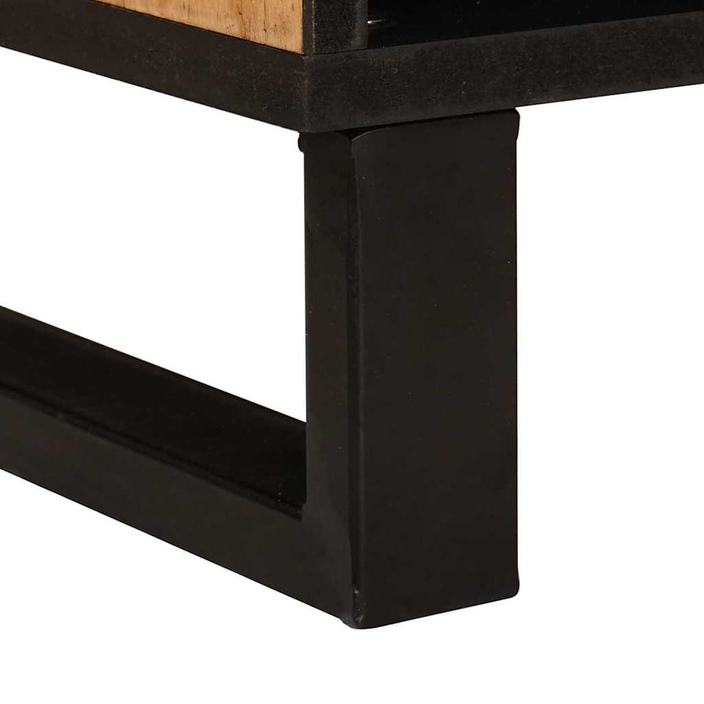 TV-skap med skuff Brun 80 x 33 x 46 cm Massiv mango tre