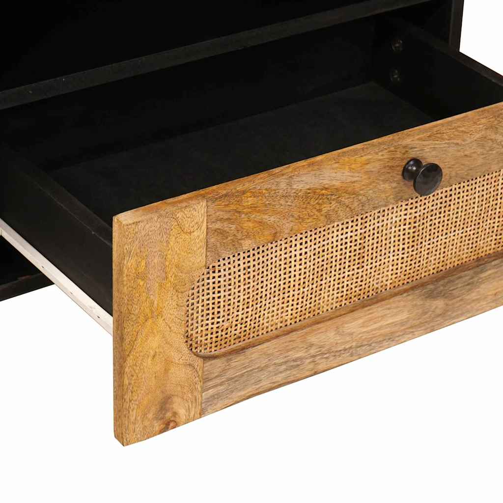 TV-skap med skuff Brun 80 x 33 x 46 cm Massiv mango tre