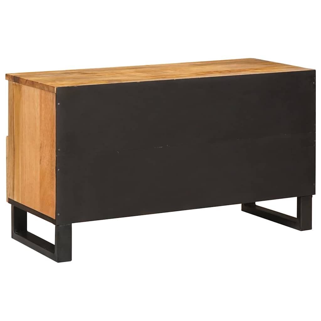 TV-skap med skuff Brun 80 x 33 x 46 cm Massiv mango tre