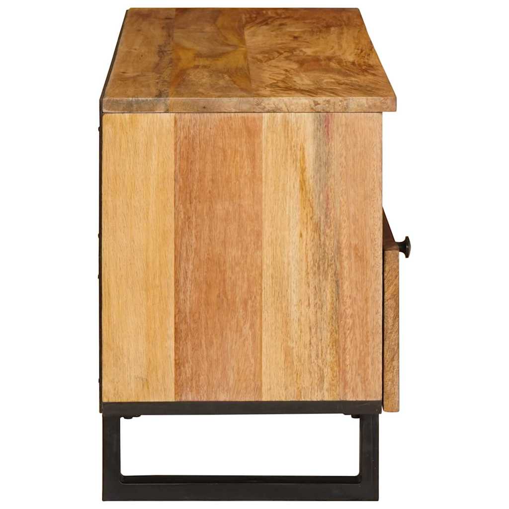 TV-skap med skuff Brun 100 x 33 x 46 cm Massiv mango tre