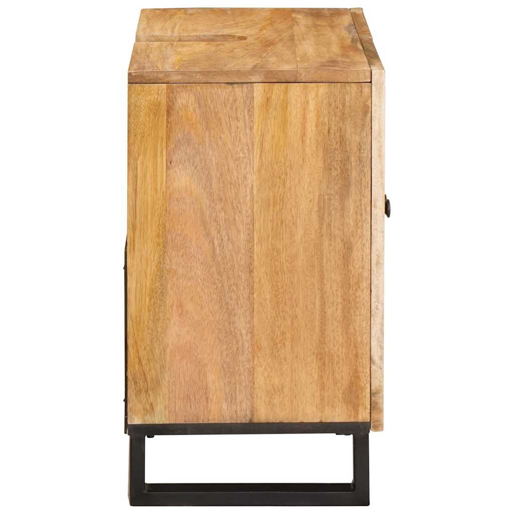 Baderomsvaskeskap med dør Brun 62 x 33 x 58 cm Massiv mango tre