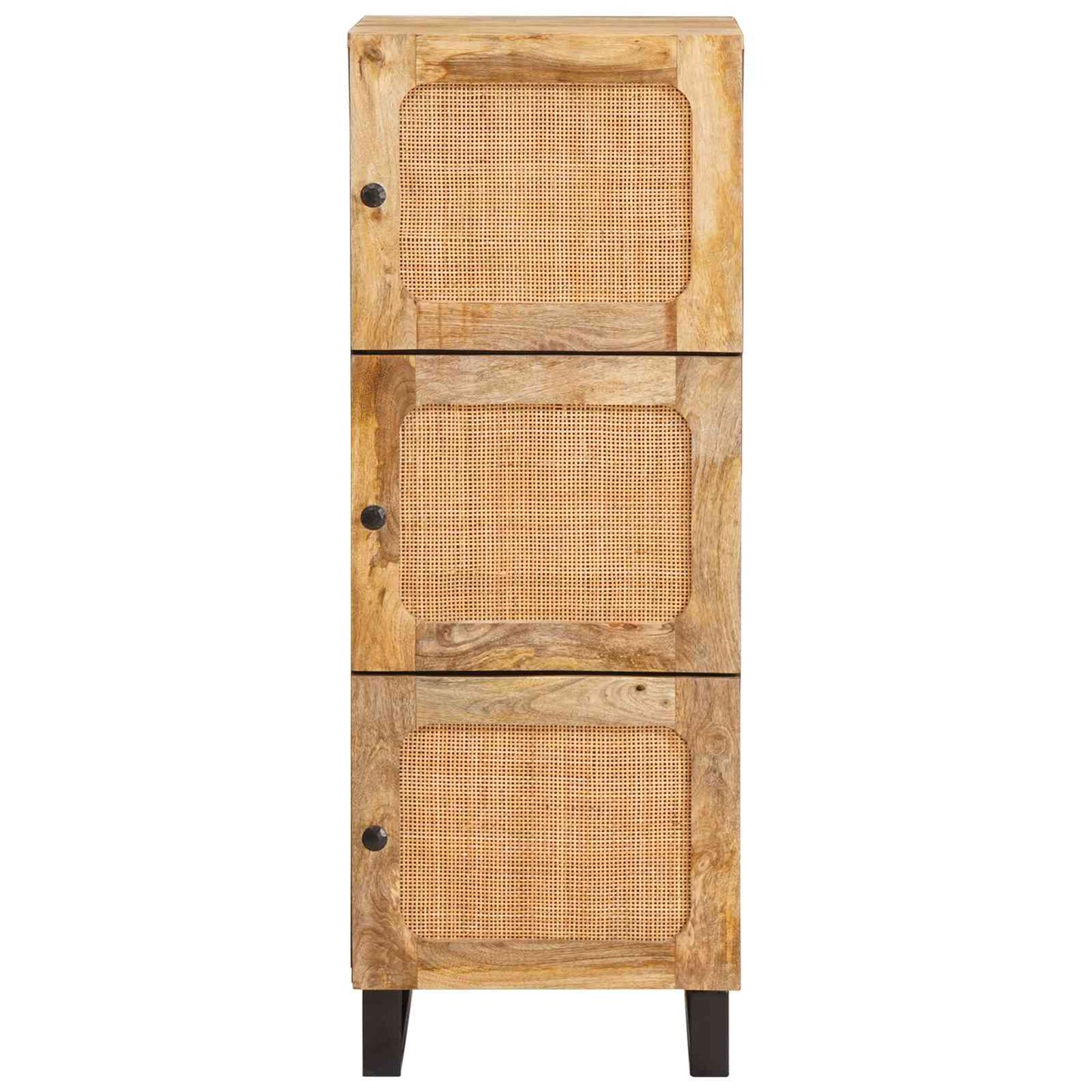 Høyskap med lagring Brun 90 x 33 x 75 cm Massiv mango tre