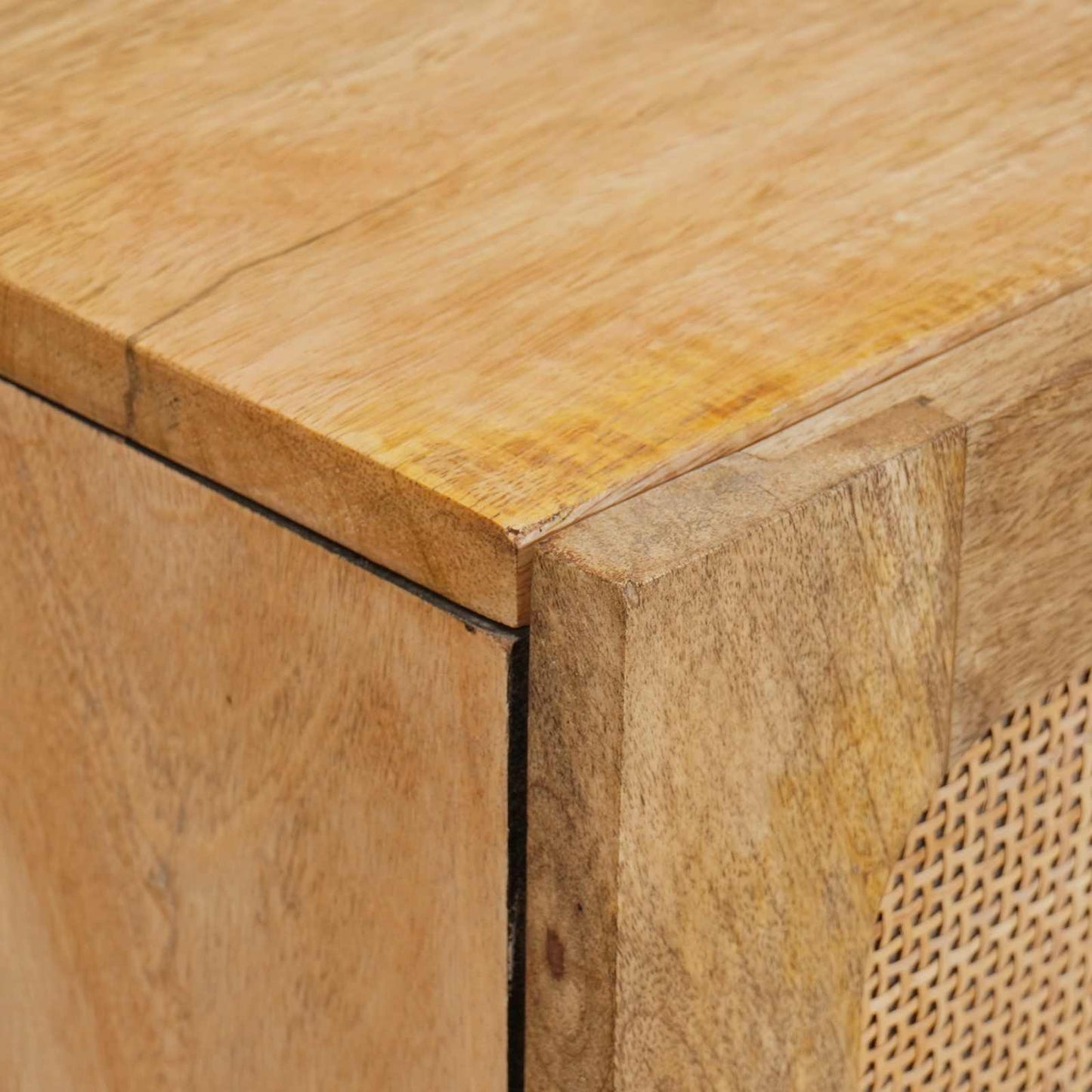 Høyskap med skuff Brun 40 x 33 x 110 cm Massiv mango tre