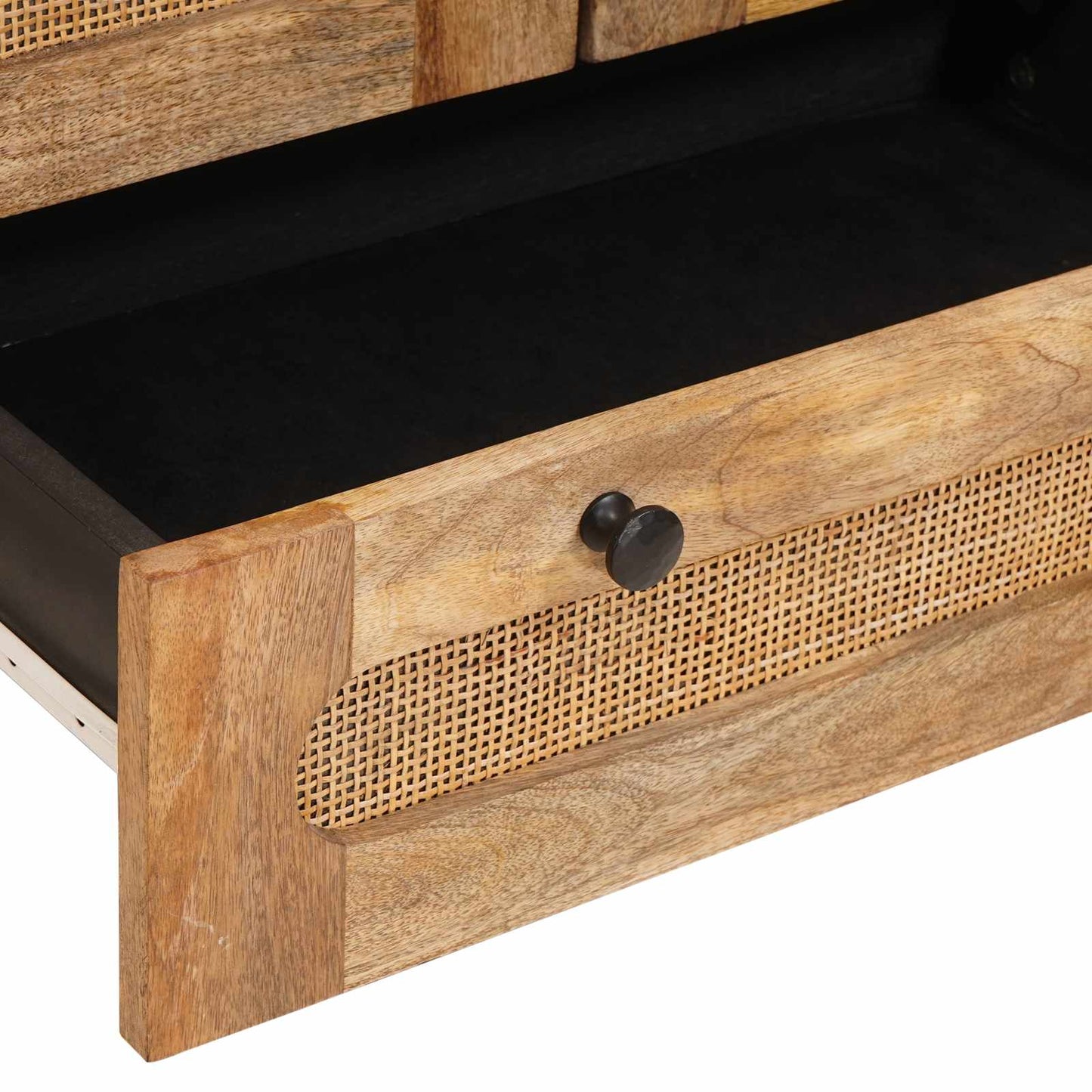 Høyskap med skuff Brun 40 x 33 x 110 cm Massiv mango tre