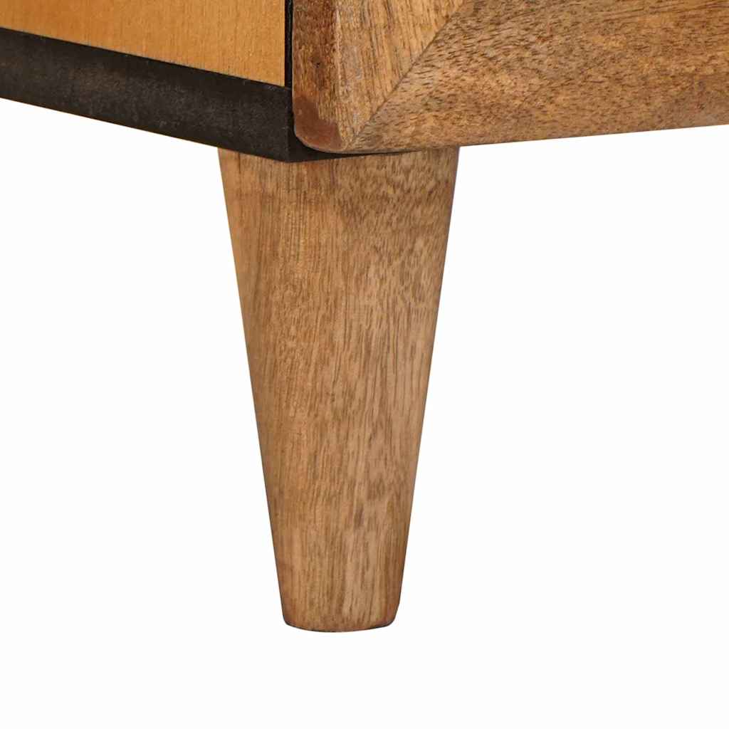 TV Enheter med hylle Lys Brun 105 x 33 x 46 cm Massiv mango tre